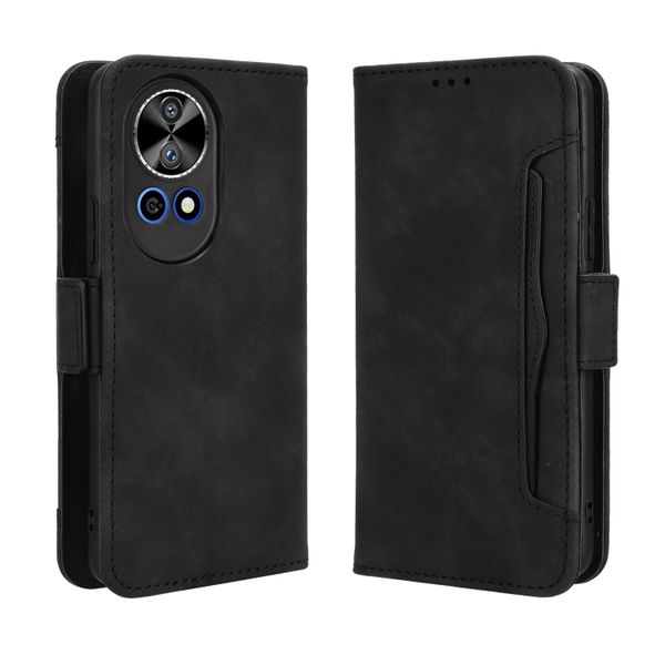 Multi Card Groove Leather Cover Compatible With Huawei Mate 80 Pro Max