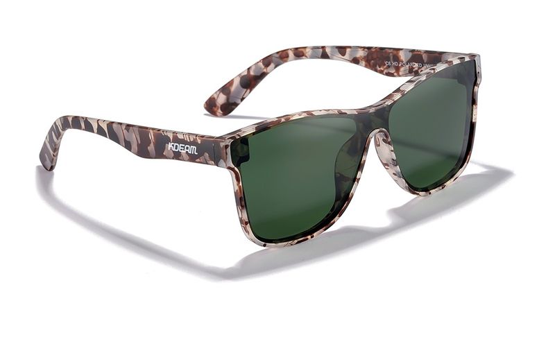KDEAM 030 C6 Mirror Green Polarized Sunglasses