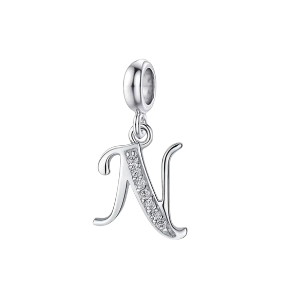 Sparkling Alphabet Charm - Letter N image