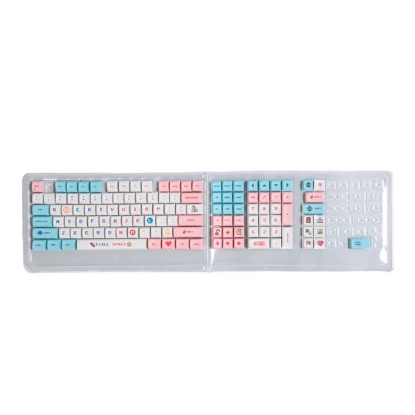 124 PBT Keycaps XDA Height, Cute, Ergonomic Design