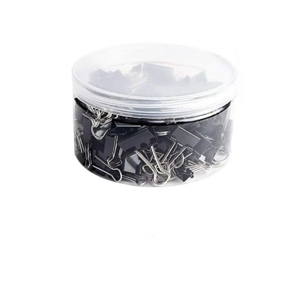 20Pcs Black Metal Binder Clips for Home School Office