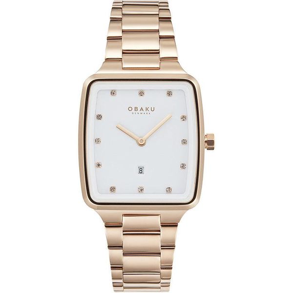 Obaku Fjord Lille Fuchsia Rose Gold 30mm Watch - V271LDVWSV
