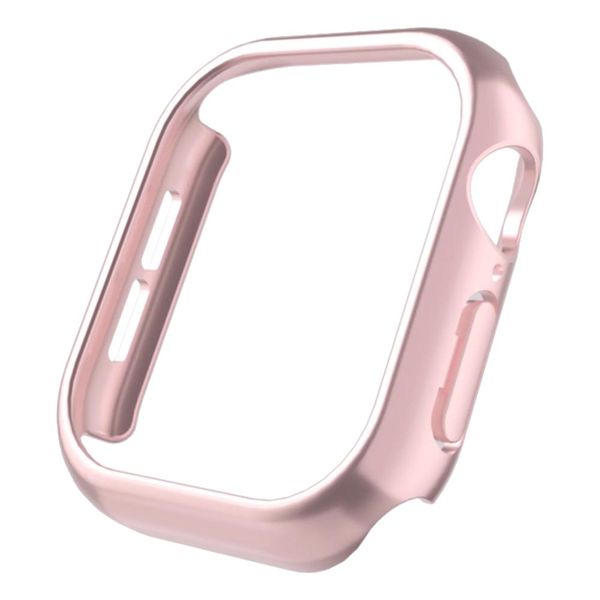 42mm PC Bumper Case compatible with Apple Watch Series 10 - Rose Pink