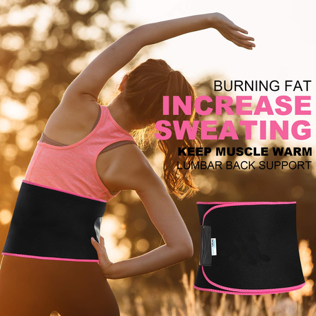 Sweat Belt - Waist Trainer - Body Shaper - Tummy Trimmer - Slimming Belt, Shop Today. Get it Tomorrow!