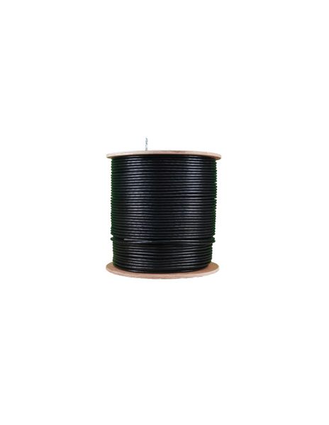 Acconet CAT5 UV Outdoor Ethernet Cable 500m Black CCA SF/TP Roll