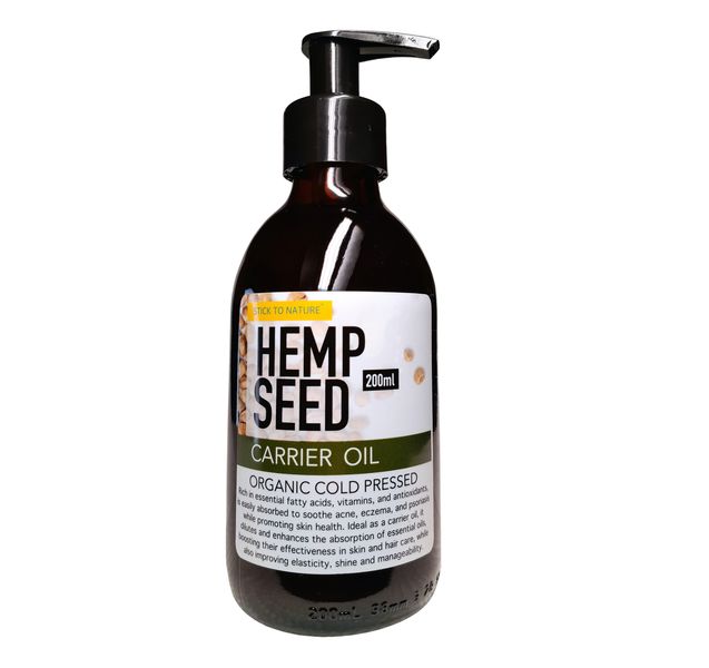 Hemp Seed Oil (200ml) Cold Pressed &amp; Organic
