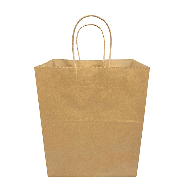 Kraft Paper Gift Bags- Medium Small (25 Pack)
