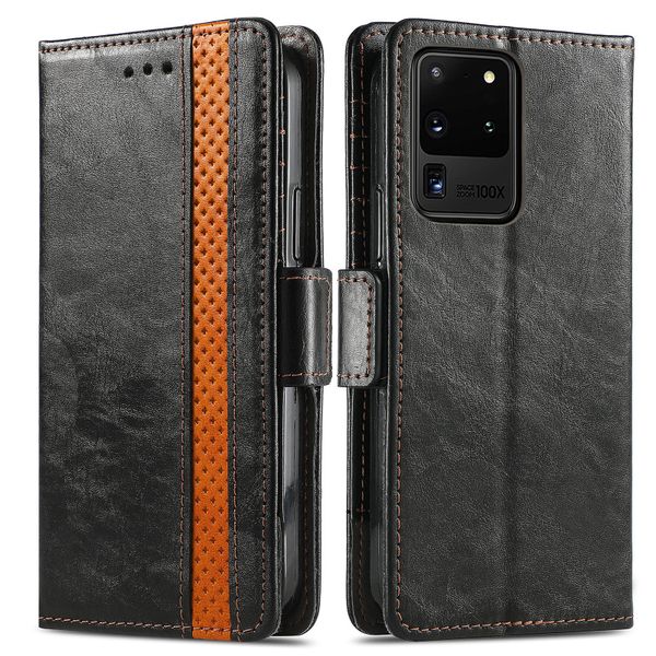 Leather Case Compatible With Samsung Galaxy S20 Ultra Flip Wallet Cover