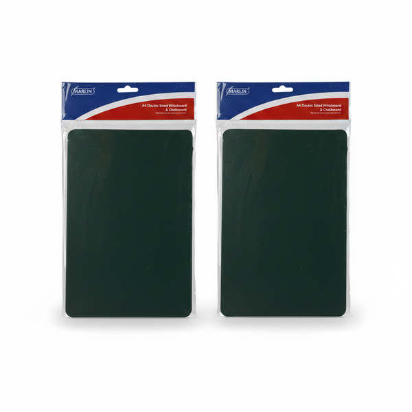 Stationery A4 Frameless Slateboard - Portable Writing Surface - 2 Pack