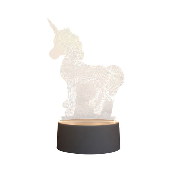 LED Decorative Night Light Unicorn Image Plug type