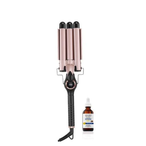 ENZO 3 barrel Wave Curler with Coconut Serum