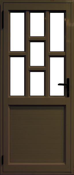 KENZO Single Left-Hand/Open-In Door in Frame Brick Top/Hor. Bot