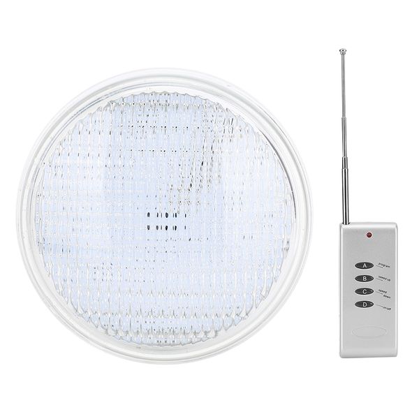 AC12V 360LED RGB Underwater Pool Light with Remote Control Silver IP68