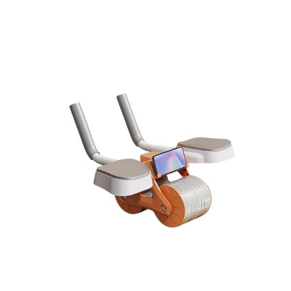 Smart Elbow Support Ab Roller Wheel with Mobile Phone Holder-Core Training