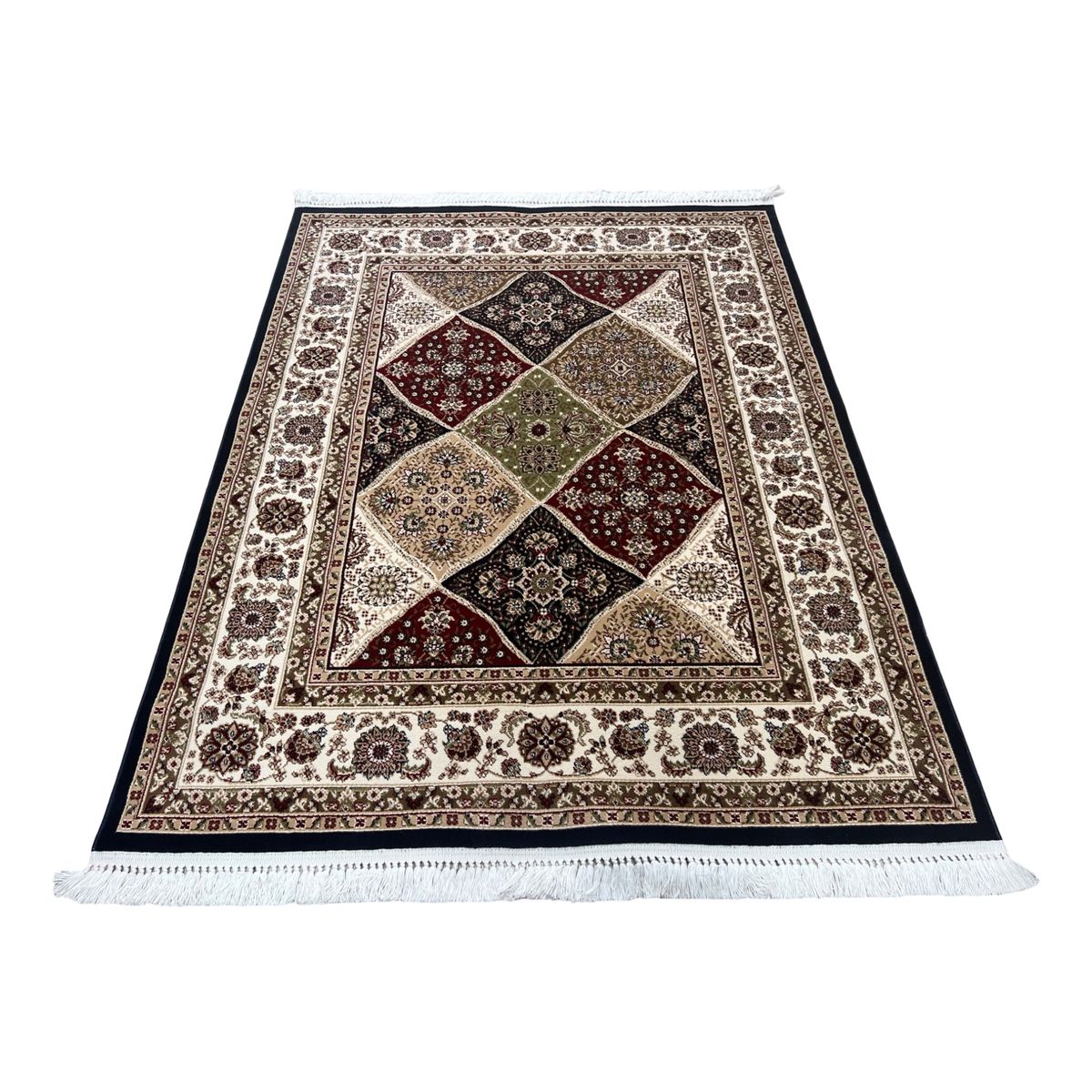 Navy And Ivory Rug 200 x 150 cm Shop Today. Get it Tomorrow