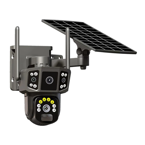 Smart Solar Camera Triple Sereens Outdoor Solar Camera