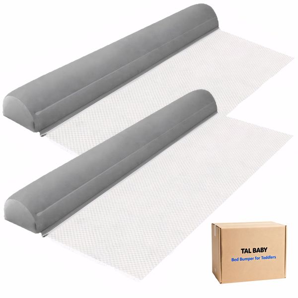 2 Pack Inflatable Fall Protection Bed Bumper for Toddlers