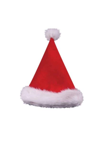 Santa Hats- Velvet Pack of 6