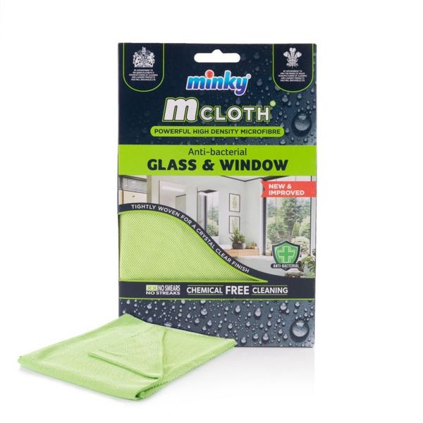 Minky M Cloth Anti-Bacterial Glass &amp; Window Cloth
