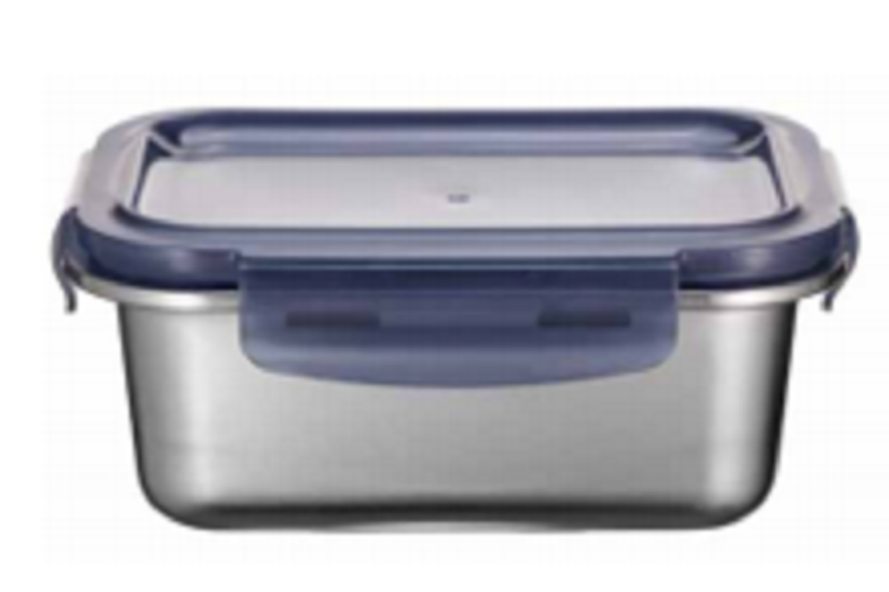 800ml Erin Microwave Safe Stainless Steel Food Containers