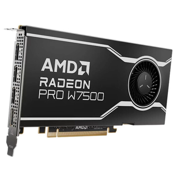 AMD Radeon Pro W7500 8GB GDDR6 Workstation Graphics Card - PCIe 4.0 x8 GPU