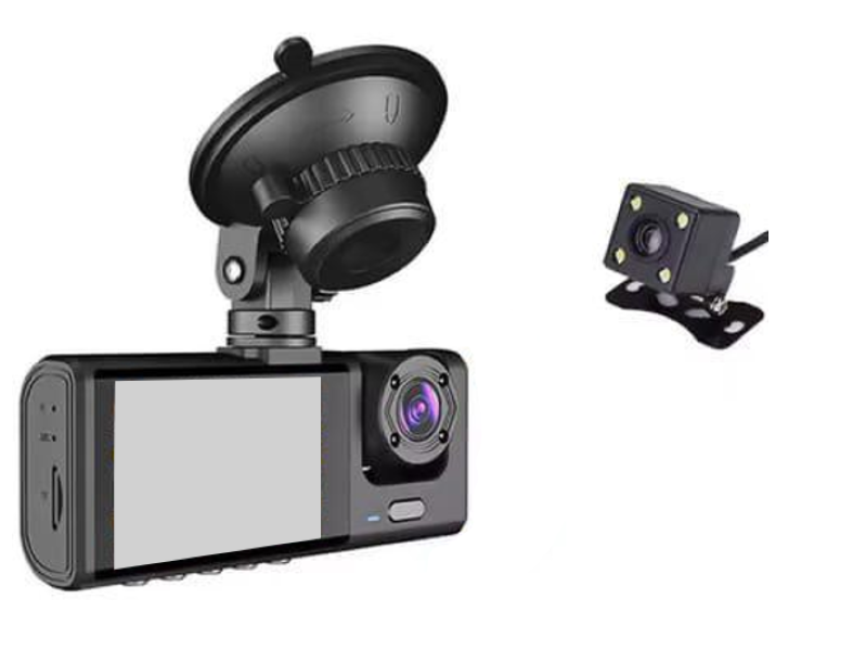 3 CHANNEL CAR DASH CAM Ful HD 1080 Triple Lens GSensor Technology Motion