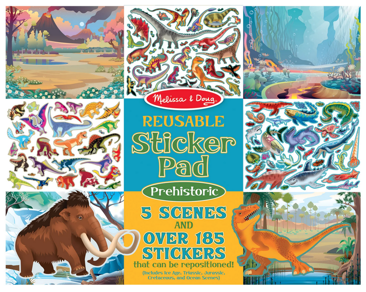 Reusable Sticker Pad - Prehist