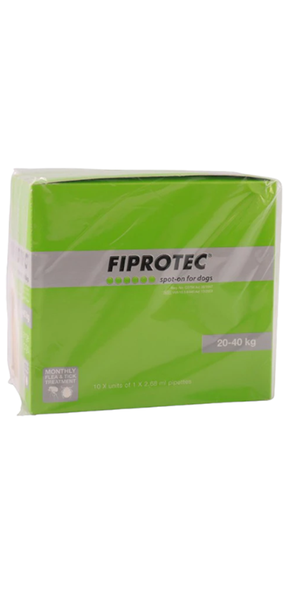 Fiprotec Spot-On Tick &amp; Flea For Large Dogs Box Of 10