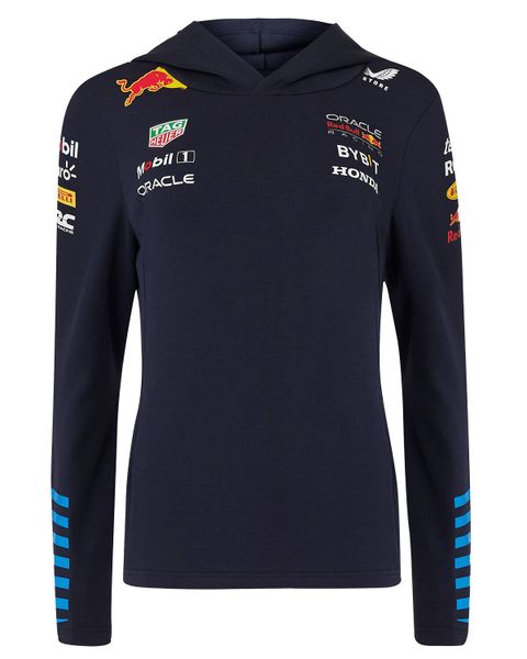 Red Bull Racing F1 Women's 2024 Team Pullover Hoodie - Navy