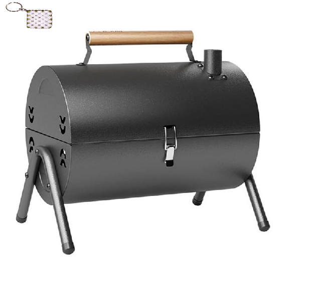 Portable Double Sided Braai Grill &amp; Roast Oven+Key Holder