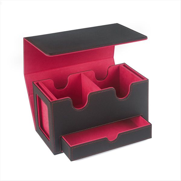Portable Game Magnetic Card Storage Box Drawer Storage Box Purple