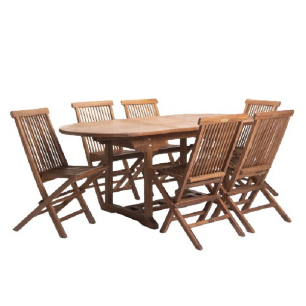 Pereira Patio Extendable Dining Table and Chairs Set Buy Online in