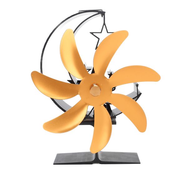 Seven Blade Gold Moon Fan Silent Warm Air Circul image