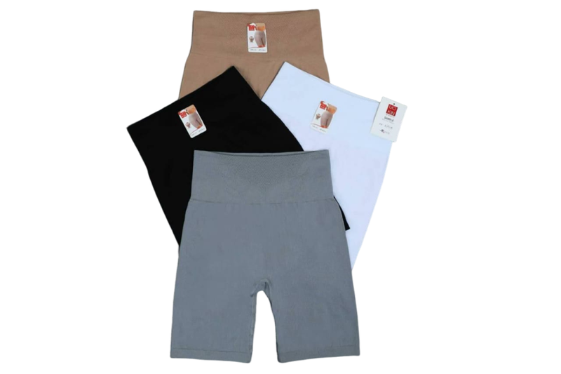 Ladies Yoga Polyester Shorts 4 Pack