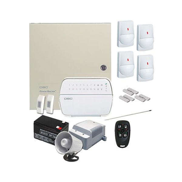 ACDC - 16 Zone Hardwired Alarm Kit with LCD Keypad