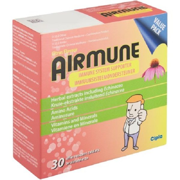 Airmune - Effervescent Tablets 30 (Citrus Flavour)