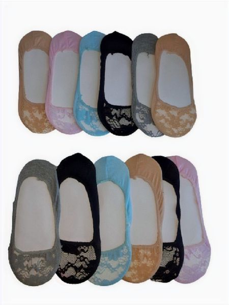 Lace Secret Socks - 12 Pairs