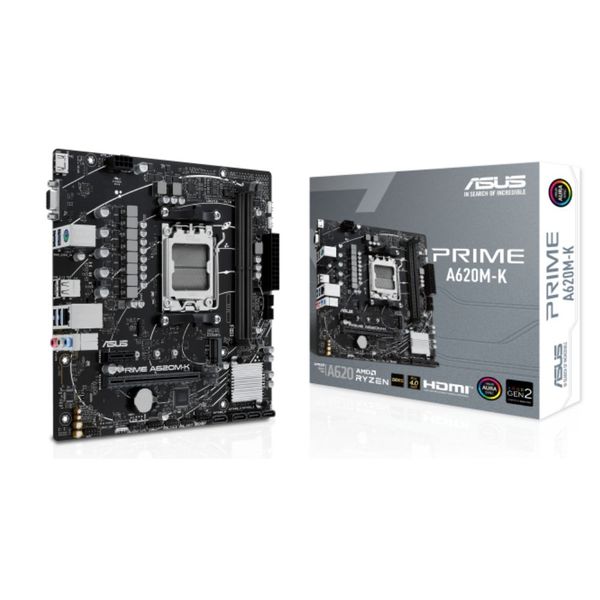 ASUS PRIME A620M-K AMD AM5 Socket Micro-ATX Motherboard