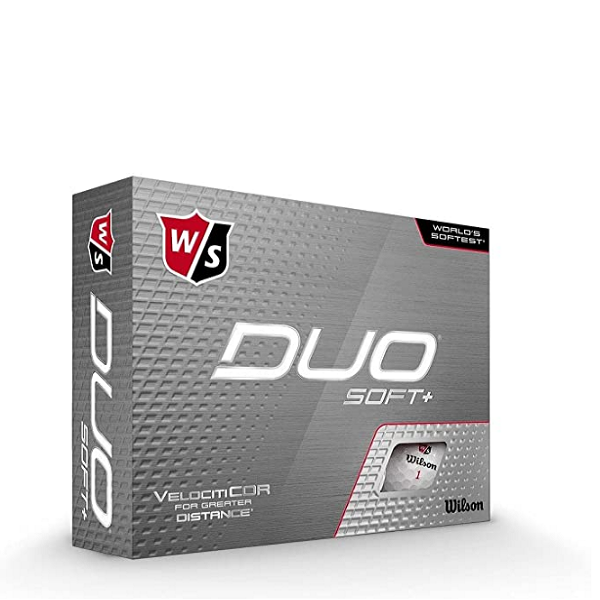Wilson Golf Balls Duo Soft+ White World's Softest (12 balls)