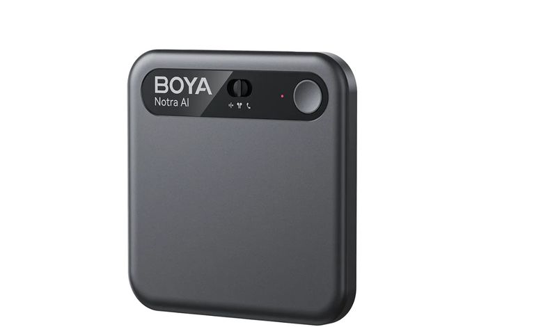 BOYA Notra AI Voice Recorder with 64GB &amp; Smart Transcription