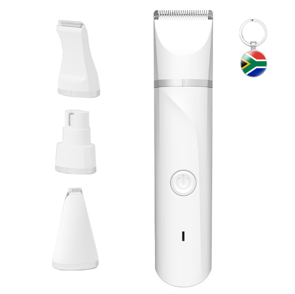 Ceramic Blade 4-in-1 Pet Dog Cat Hair Trimmer Clipper Grooming &amp; Key Ring