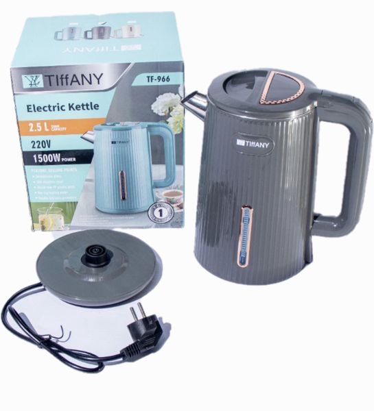 2.5liter Tiffany Electric Stainless Steel Kettle, 1500w Water Boiler