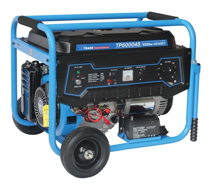 Trade Professional - TP 6000 4S - 5.5kW 13HP 6.8kVA Petrol Generator Set