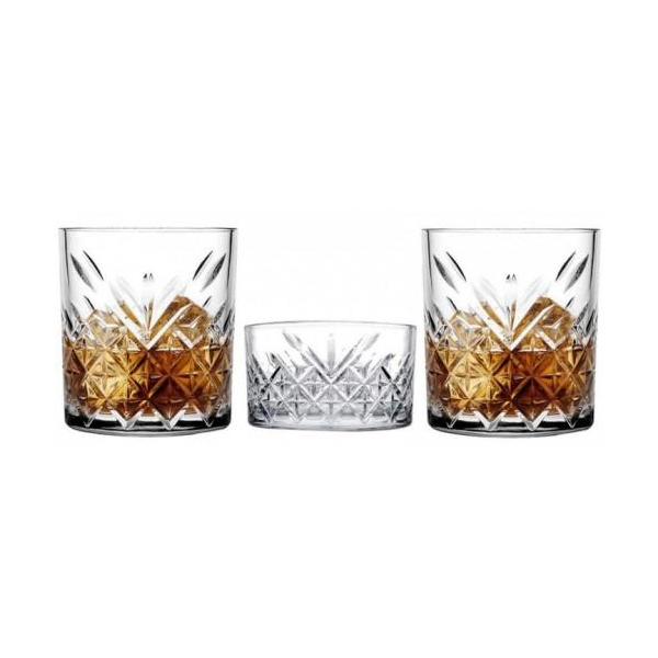 Pasabahce - Timeless Whiskey Glass Set - 3-Piece