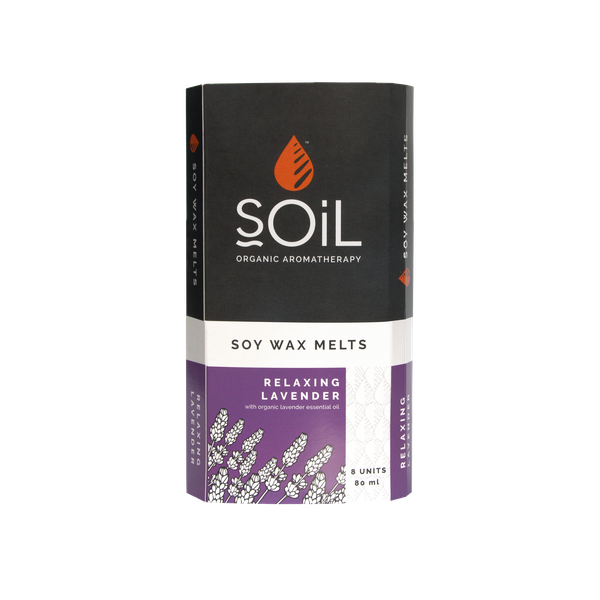 SOiL Organic Soy Wax Melts 8 Pieces - Relaxing Lavender