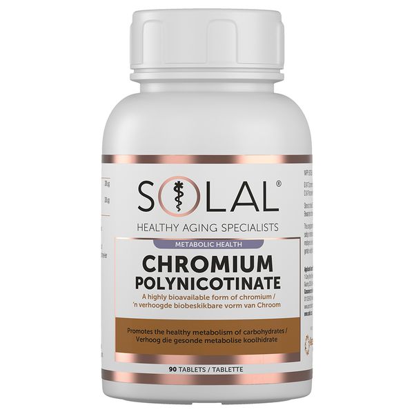 Solal Chromium Polynicotinate 200mcg 90
