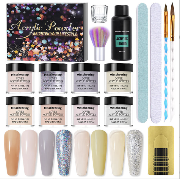 16 Piece Misscherring Acrylic Powder Set 1