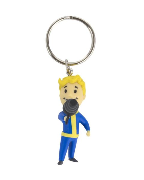 Official Fallout Vault Boy Energy Weapon Keyring / Keychain