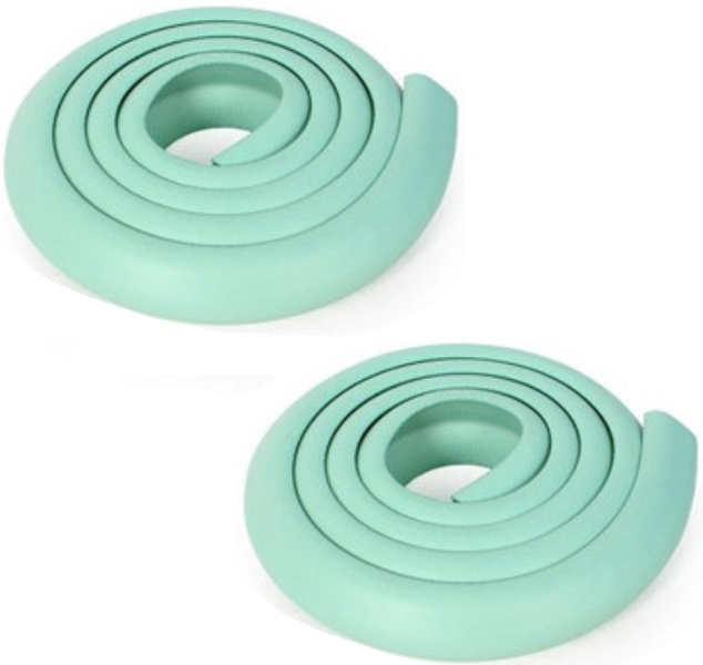 U-Shape Furniture Table Edge Protectors Foam Baby Safety Bumper Guard 2x2M
