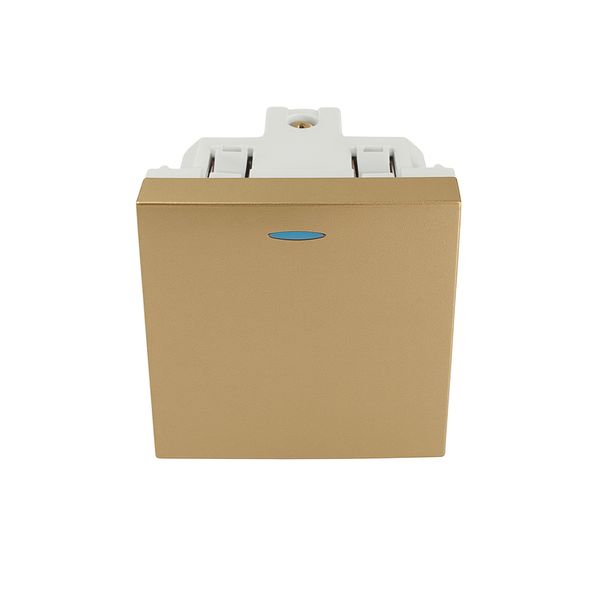 ACDC - Champagne Orion 2-Way Single Switch 16A (45x45mm)